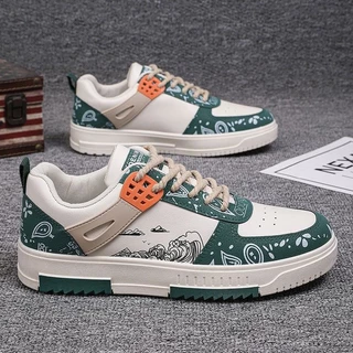 2024 Novo Estilo De Sapatos De Verão Para Homens Respirando Trendy Versão Coreana Tênis Casuais Esportivos Student Shoes