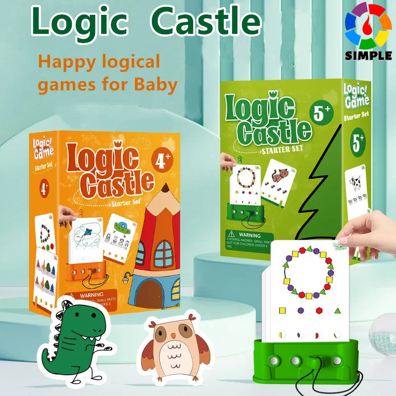 Logic Castle Starter Set with Activity game cards Educational Smart ...