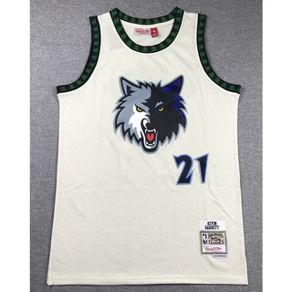 Camisa Nba 2024 Minnesota Timberwolves # 21 De Basquete Garnett