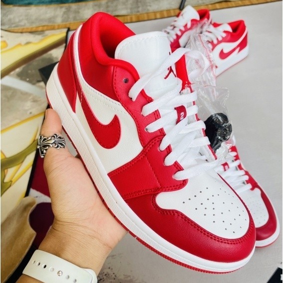 Tênis nike air jordan low cano baixo roxo/branco do 34 ao 43 vermelho