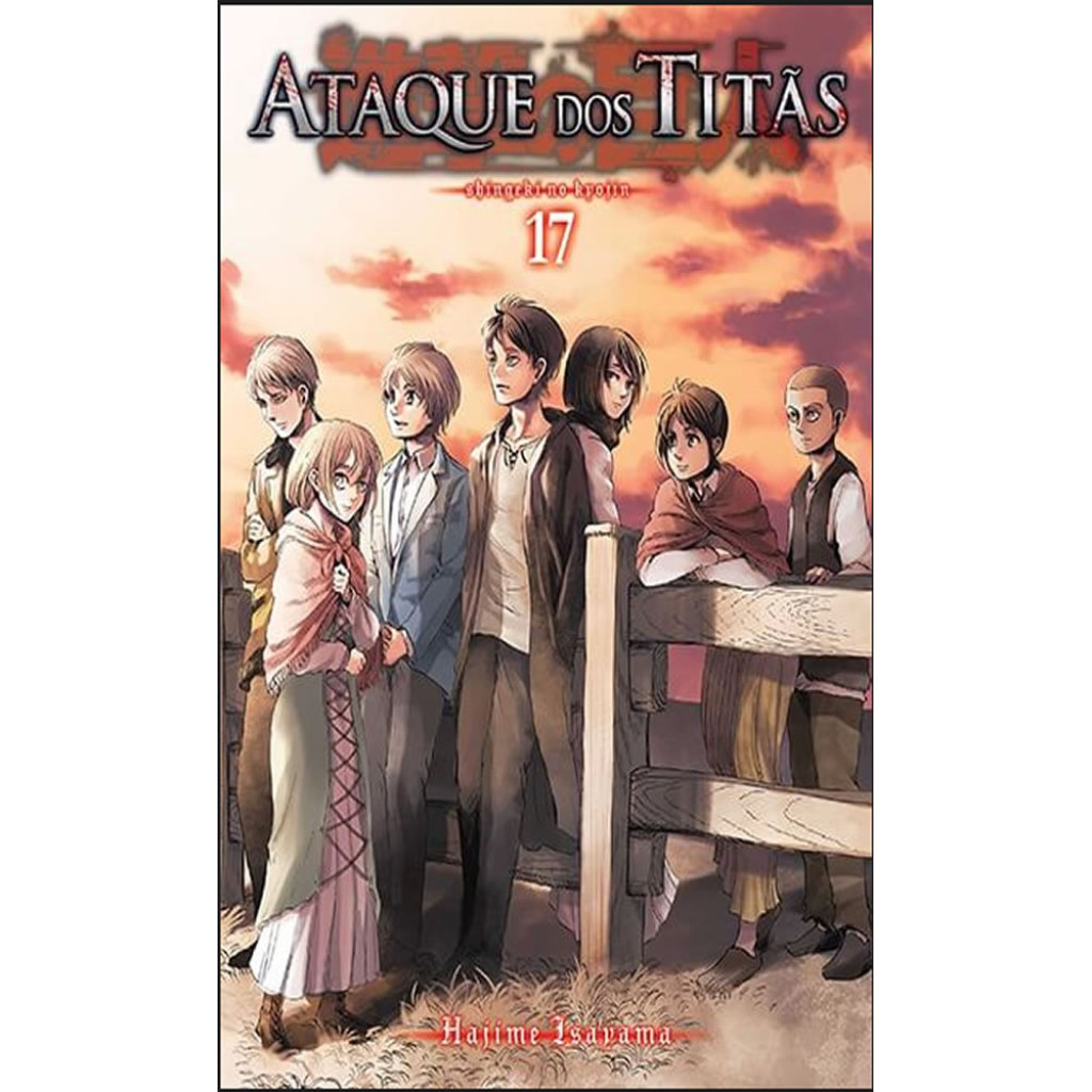 ATAQUE DOS TITÃS VOL. 17 MANGÁ SHINGEKI NO KYOJIN | Shopee Brasil