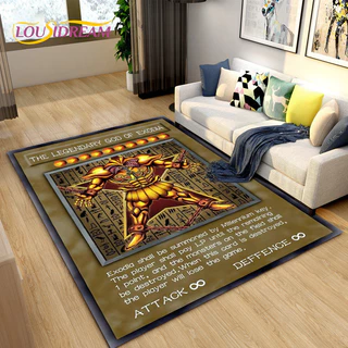 Yu-Gi-Oh MONSTER CARD Anime Area Rug Large , Tapete Para Sala De Estar Sofá Doormat Decoração De Quarto Antiderrapante