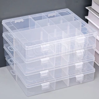 14 Grades Caixa Plástica Para Armazenamento-Caixas De Jóias Com Tampa-À Prova De Poeira , Transparente , Removível-Organizador Portátil De Ferragens-De Pequenos Objetos-Container De Pesca em Oferta na Shopee