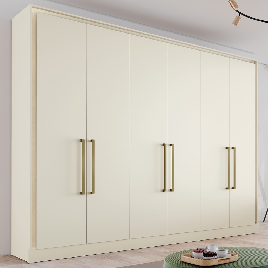 Guarda-Roupa Casal Argos 6 Portas 6 Gavetas 100% Mdf | Shopee Brasil