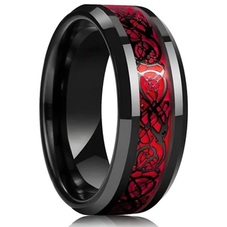 Anel Dragão Celta Premium Masculino Feminino em Aço Inoxidável