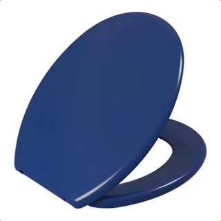 Assento Vaso Sanitario Oval Anatomico Soft Astra Azul Escuro az11