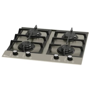 Cooktop 4 Bocas Fischer Platinium Prime a Gás com Mesa de Aço Escovado Bivolt em Oferta na Shopee