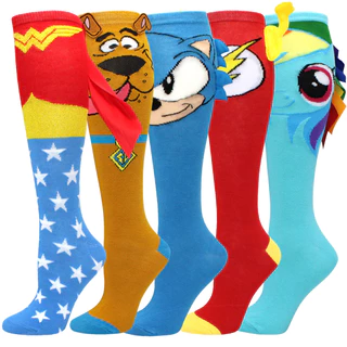 Bonito Dos Desenhos Animados Homem Anime Cosplay Juventude Mulher Meias Estrela Relâmpago Malha Capas Decoradas Hipster