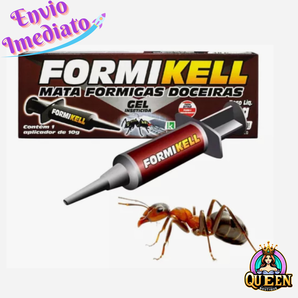 Veneno Para Formigas Seringa em Gel Poderoso Mata Formiga Rápido ...
