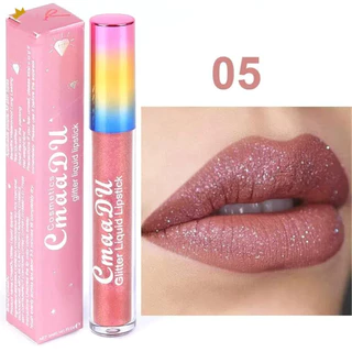 6 Cores Batom glitter Diamante metal mate em Oferta na Shopee