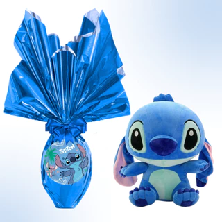 Ovo de Páscoa com Pelúcia do Stitch | Chocolate Brinquedo Presente Infantil Colecionador
