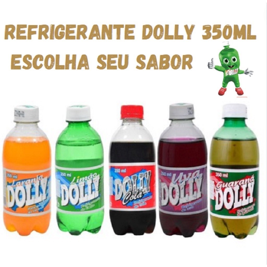 Refrigerante Dolly 350 ml Dollynho - Escolha seu Sabor Preferido mais vendidos
