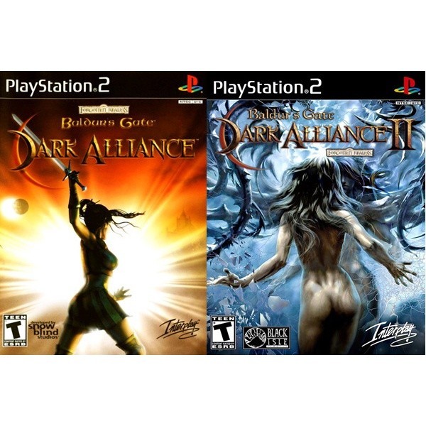 Baldur's Gate Dark Alliance II 2 Encadré Imprimer Annonce / Affiche Authentique PS2 Promo Art - France
