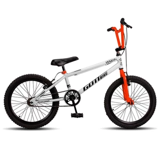 Bicicleta Infantil Aro 20 Bmx Freio V-Brake Branco e Laranja Gottbike em Oferta na Shopee