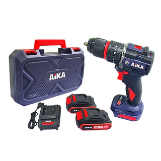 Furadeira Parafusadeira C/ Impacto Aika 20V AD-DR13A - Com 2 Baterias