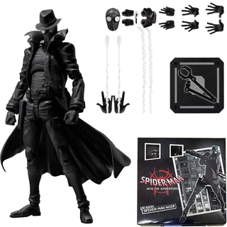 Homem Aranha No Verso Noir Miles Morales Shf Gwen Articulado Ação Figura Brinquedos