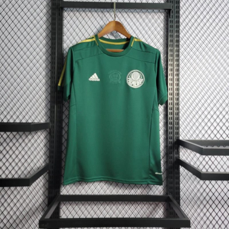 Retro Palmeiras Home 2014 15 100o Aniversário RetrThai Versão Da Camisa De Futebol 1 : 1