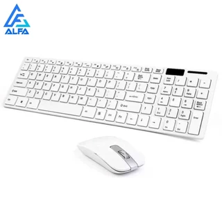 Kit K06 Teclado E Mouse Sem Fio 2.4ghz 3200dpi Óptico