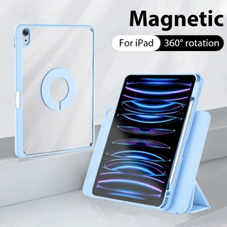 Capa Magnética Para iPad Pro 11 M4 5a Geração Air 11 Polegadas A2837 Protetora Traseira Acílica 6 5 4 13 13 A2926