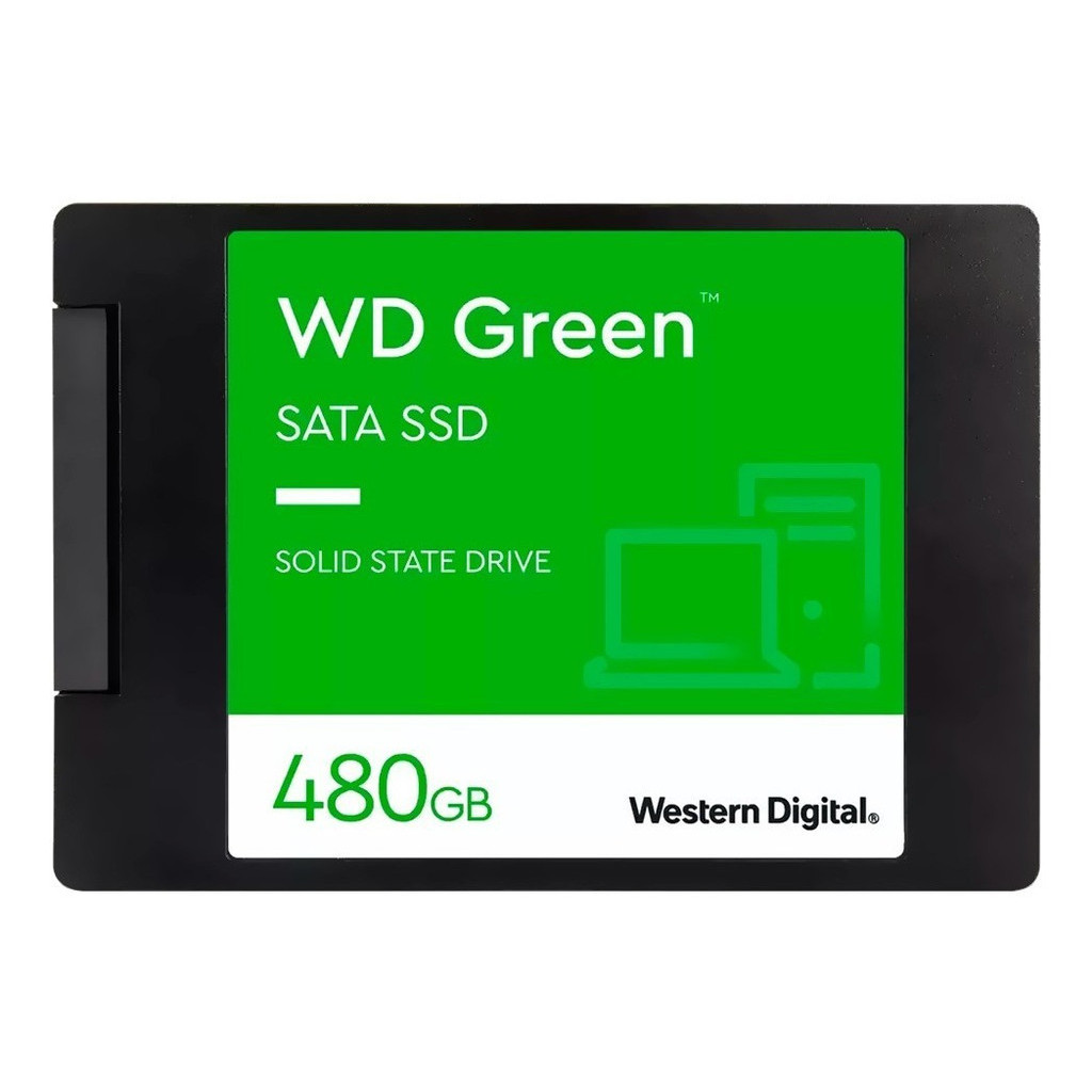 SSD Interno Western Digital Wd Green Wds480g3g0a 480gb Preto
