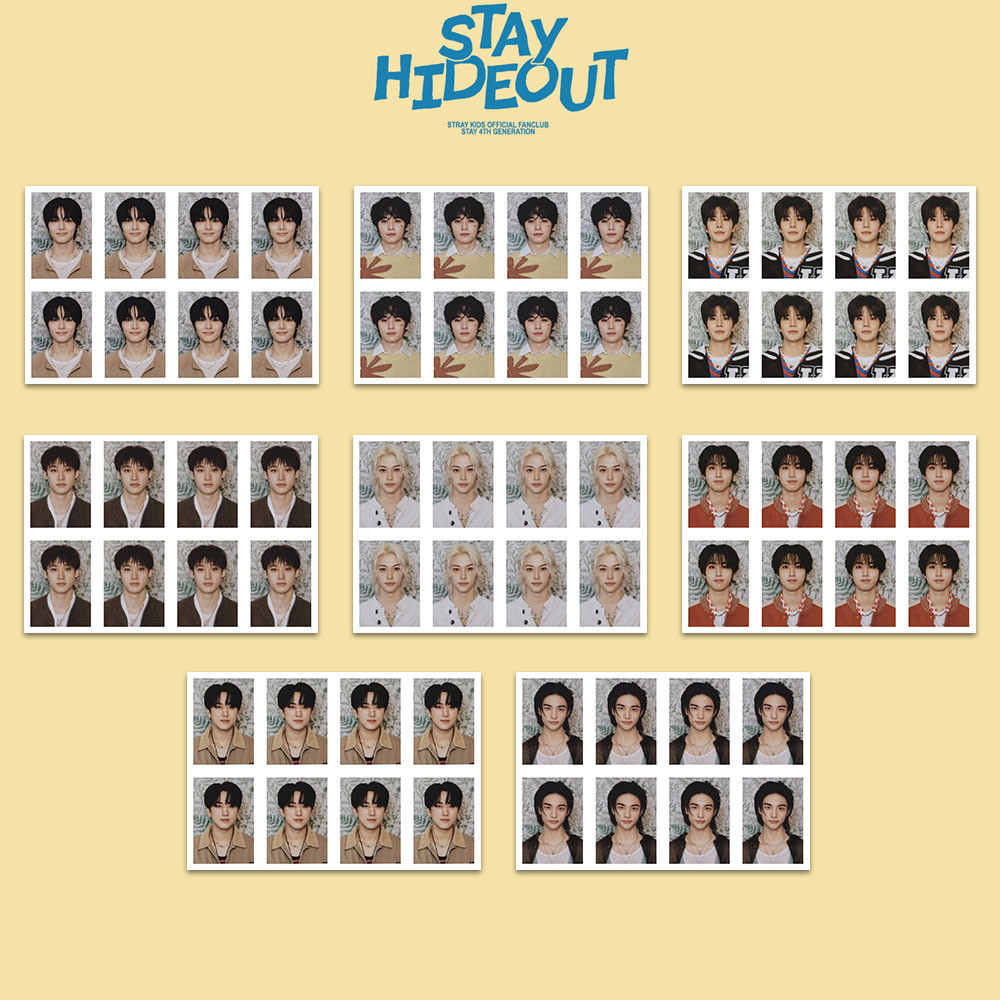 1-15pcs STRAY KIDS Magic School Photocards Transparent Bookmark ID