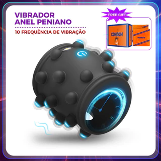 HESEKS Anel Peniano Vibratório De Silicone Ejaculação Retardada Manga Peniana Estimulador De Pênis Para Homens Vibradores Masturbador Masculino Brinquedos Sexuais Adultos Para Casal