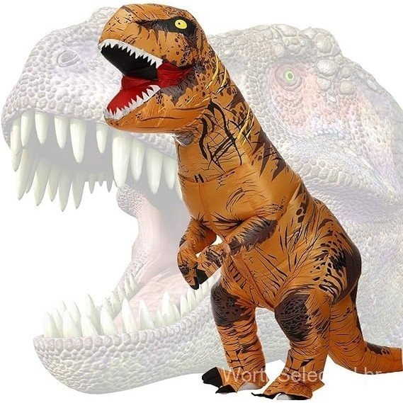 Fantasias Insufláveis De Dinossauro Para Adultos De Halloween T rex