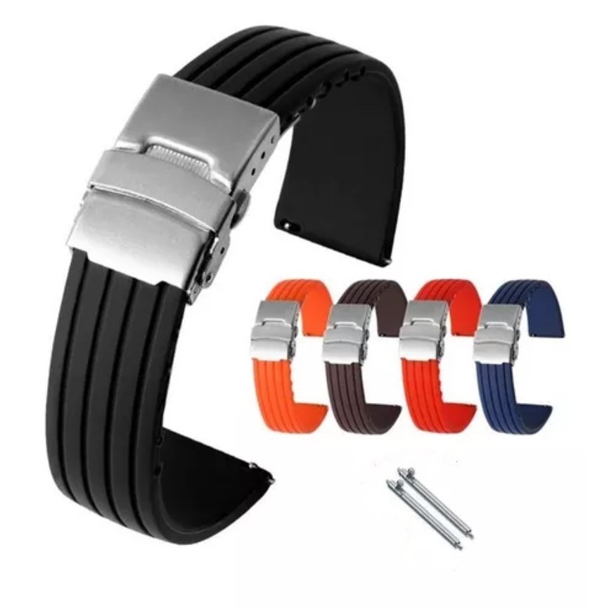 Pulseira Fecho Deployant Universal com 18mm 20mm 22mm e 24mm