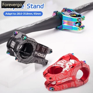 FOREVERGO CNC Liga De Alumínio Guiador Curto De Alta Resistência Haste Da Bicicleta Estrada Peças 022 XC AM , 25.4mm , 2