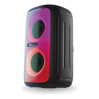 Caixa De Som Bluetooth Radio Fm Portátil Rgb Led 40w