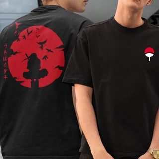 Camiseta Akatsuki Mangá Naruto Itachi Uchiha Anime Hokage Geek