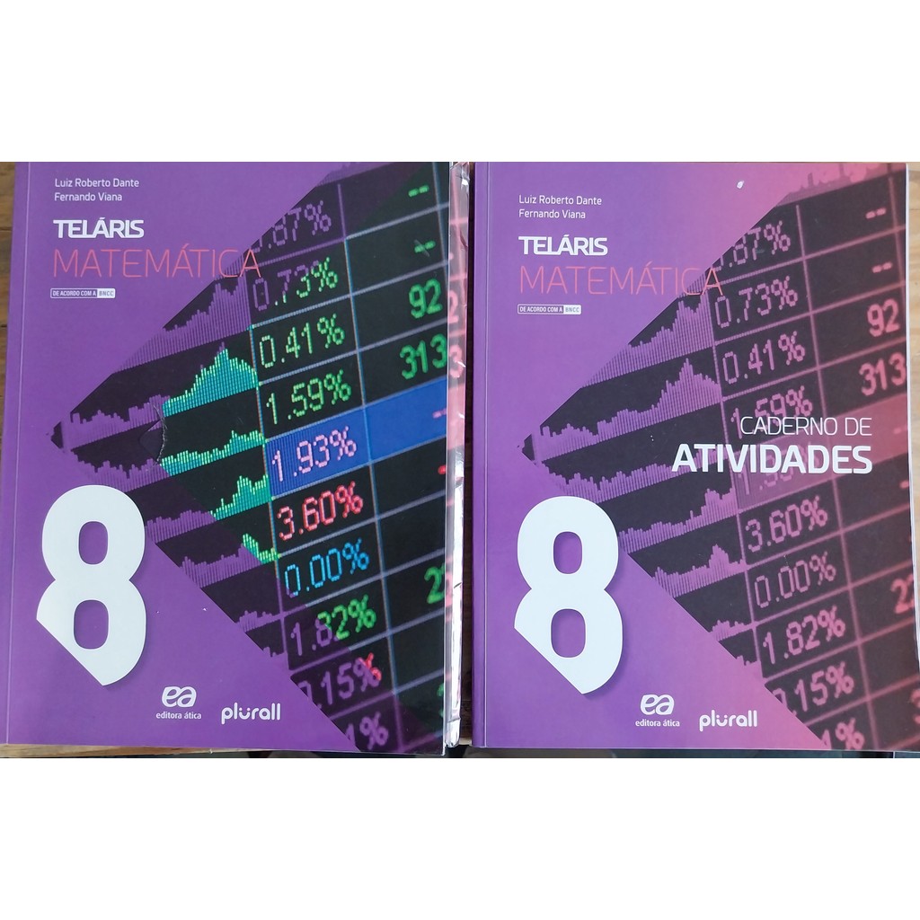 LIVRO, KIT(2), MATEMÁTICA, 8º ANO, TELÁRIS, 1. LIVRO, 2. CADERNO DE ...
