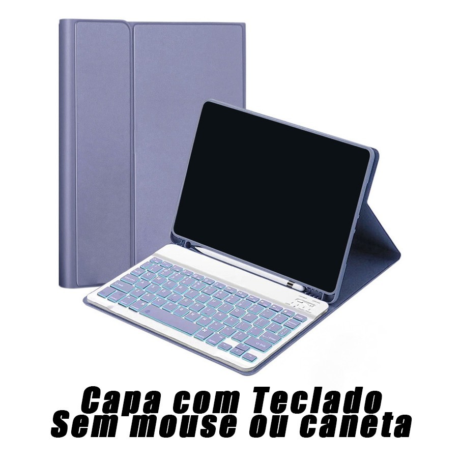 Capa Com Teclado Retroiluminado Para 2024 iPad Pro M4 11 polegadas