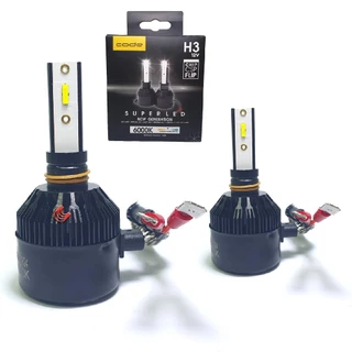 Kit Lampada Led Chip Csp Flip Ângulo de 360º 12v 6000k Encaixe H3 em Oferta na Shopee