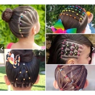 Kit 12/24/36 pacote Elástico mini de silicone rabicó prendedor de cabelo em pacotinhos