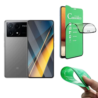 Película Protetora Cerâmica HD Transparente 9D Xiaomi POCO X6 Pro