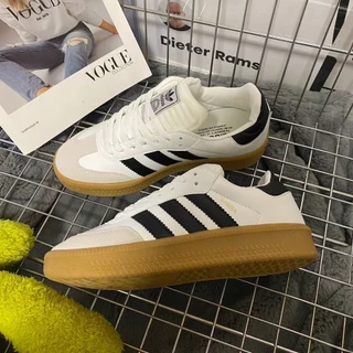 2024 Samba XLG Treinamento Alemão Samba XLG Tênis Casual Branco Espesso Tênis Casual Leve Preppy Outdoor Jogging Sapatos Esportivos Femininos 36-44