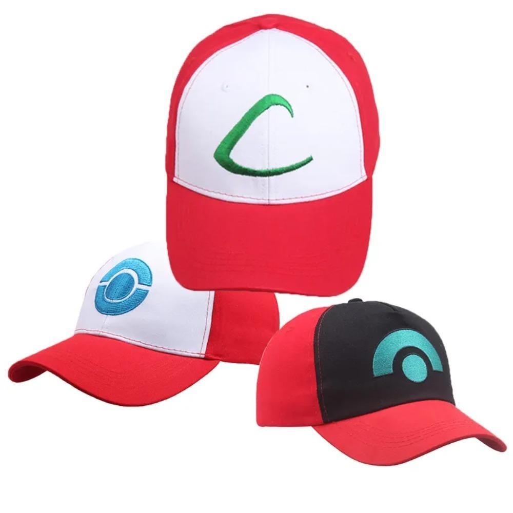 Boné De Basebol TOPABC , Ash Ketchum Cosplay Anime Splicing