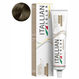 Coloração Itallian Color Professional 7.17Louro Cinza Marrom em Oferta na Shopee