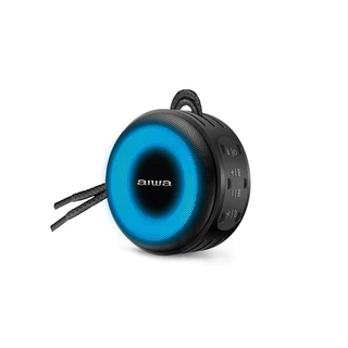 Caixa de som Aiwa Bluetooth Luzes Multicores IP65 AWS-SP-02