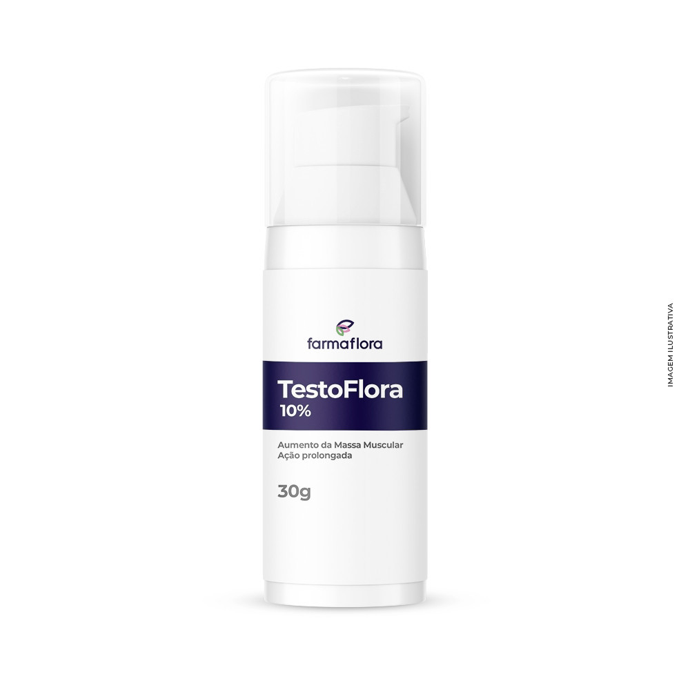 Tst GelFlora 10% 30g Gel Transdérmico Bioidentico Farmaflora