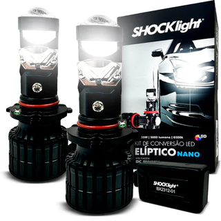 Kit Lâmpada Conversão Led Nano Projetor Elíptico 5000l HB3