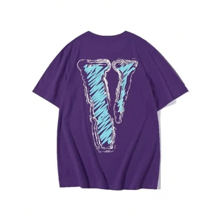 Camiseta Unissex 100% Algodão Vlone Pintado Streetwear Lançamento Envio Já