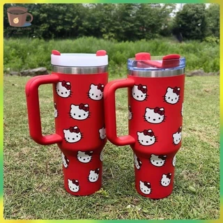 >> Chaoku nova cor STANLEY Isolação de calor Giumbo canudinho copo de aço inoxidável Isolação de calor de grande capacidade carro de copo de água feminino