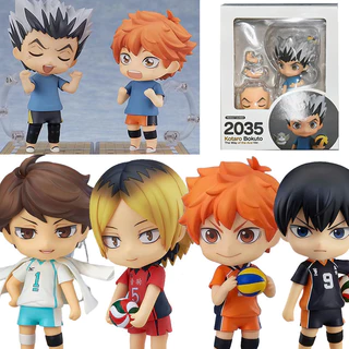 Kotaro Bokuto Nendoroid Haikyuu Ação Figura Conjunta Móvel Shoyo Hinata Kageyama Tobio Modelo Brinquedos