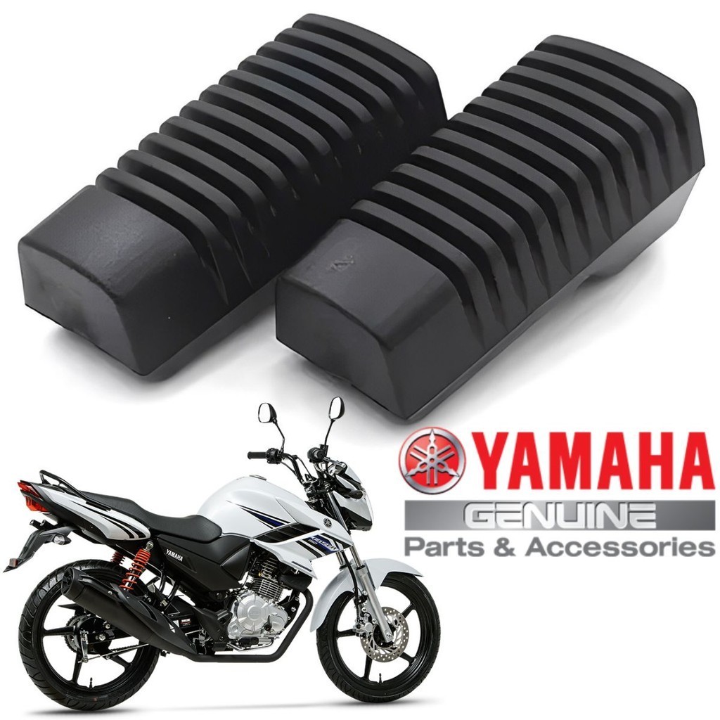 Par de Borracha Pedaleira Estribo Fazer Factor 150 2016 Em Diante