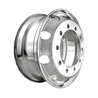 Roda Speedmax Aro 22.5 Disco 8.25X22.5 10 Furos Extra Brilho Borda Larga