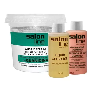 Alisa E Relaxa Guanidina Tradicional Regular 218g Salon Line