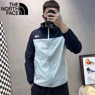 The North Face A Norte 100 % Original Impressão Logotipo Protetor Solar Jaqueta Vestuário UPF50 + Fino Anti-Ultravioleta