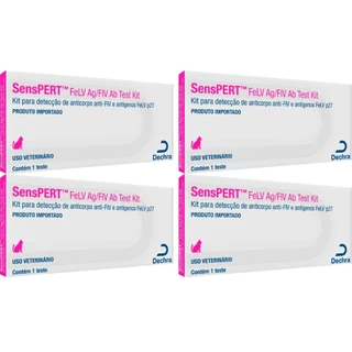 Senspert Felv Ag/Fiv 1 Test. - Dechra - 4 Unidades